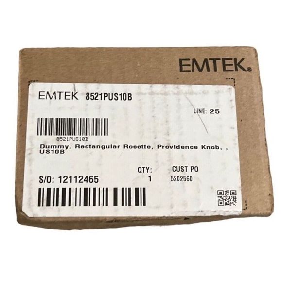 Emtek 8521PUS10B Oil Rubbed Bronze Dummy Door Handle Pull NEW See Details - Picture 5 of 9